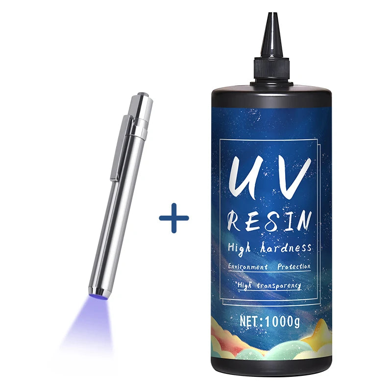 UV Resin Glue – High Transparency, Fast Curing, DIY Jewelry Epoxy