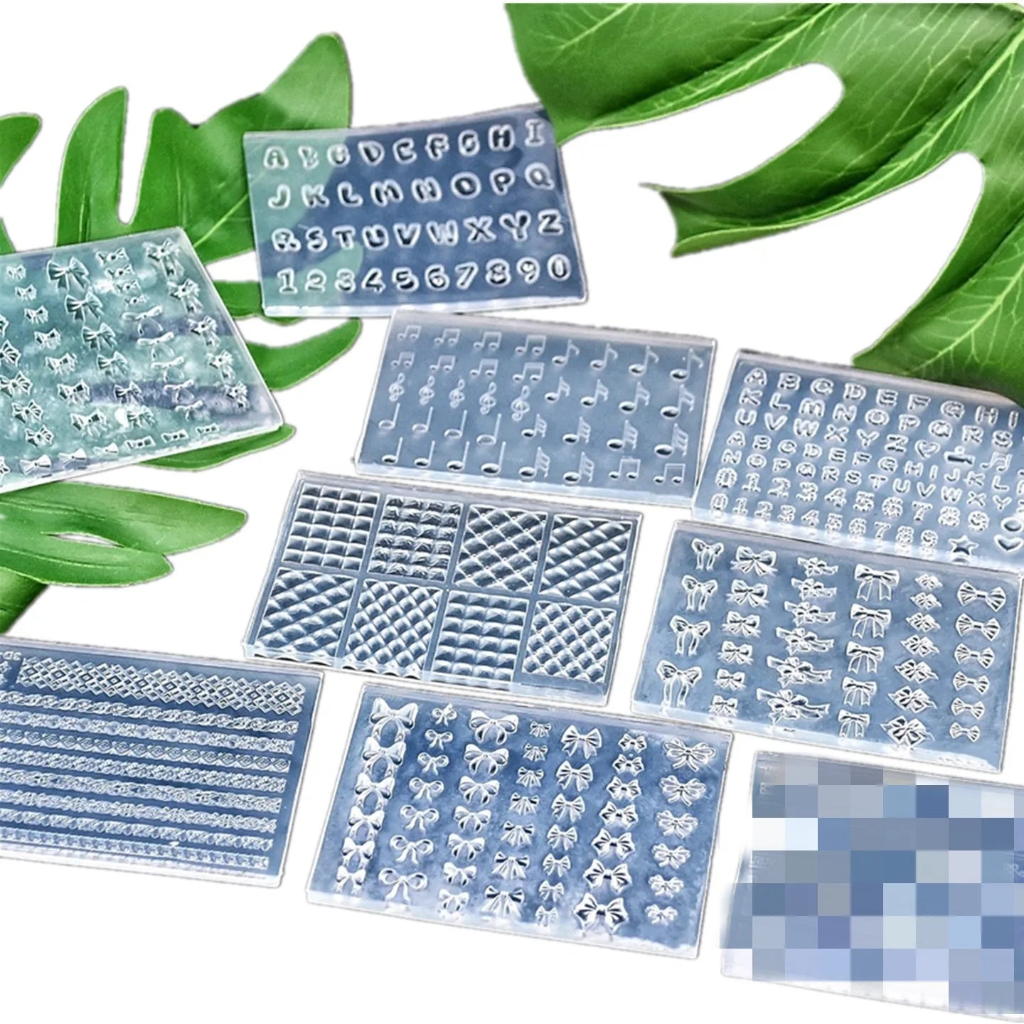 SNASAN Silicone Mold for Nail Art &amp; Crafts