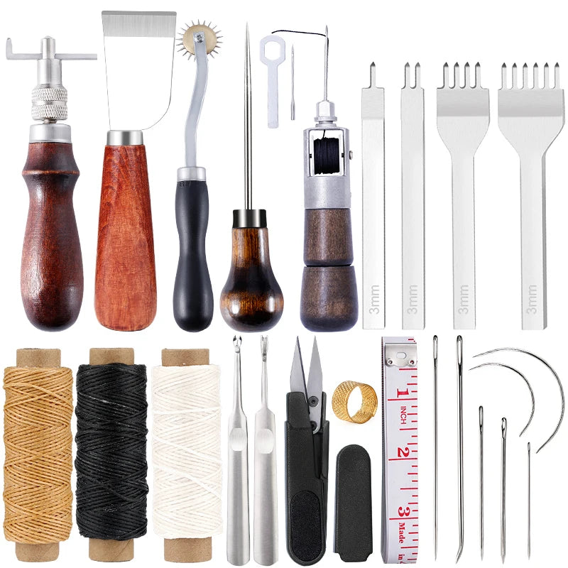 KRABALL Leather Craft & Stitching Tool Kit