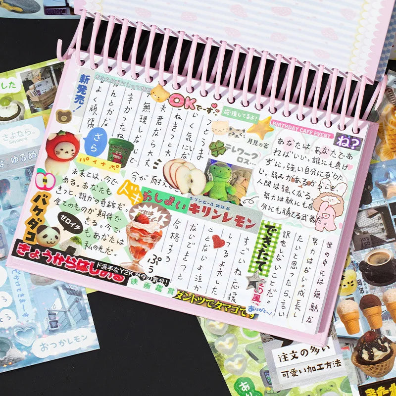 MINKYS Retro Decorative Sticker Pack – 45 Sheets