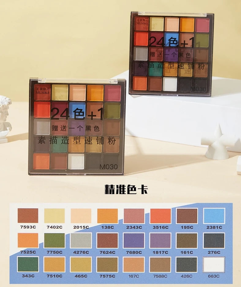24-Color Soft Pastel Powder Set – Water-Soluble &amp; Expressive
