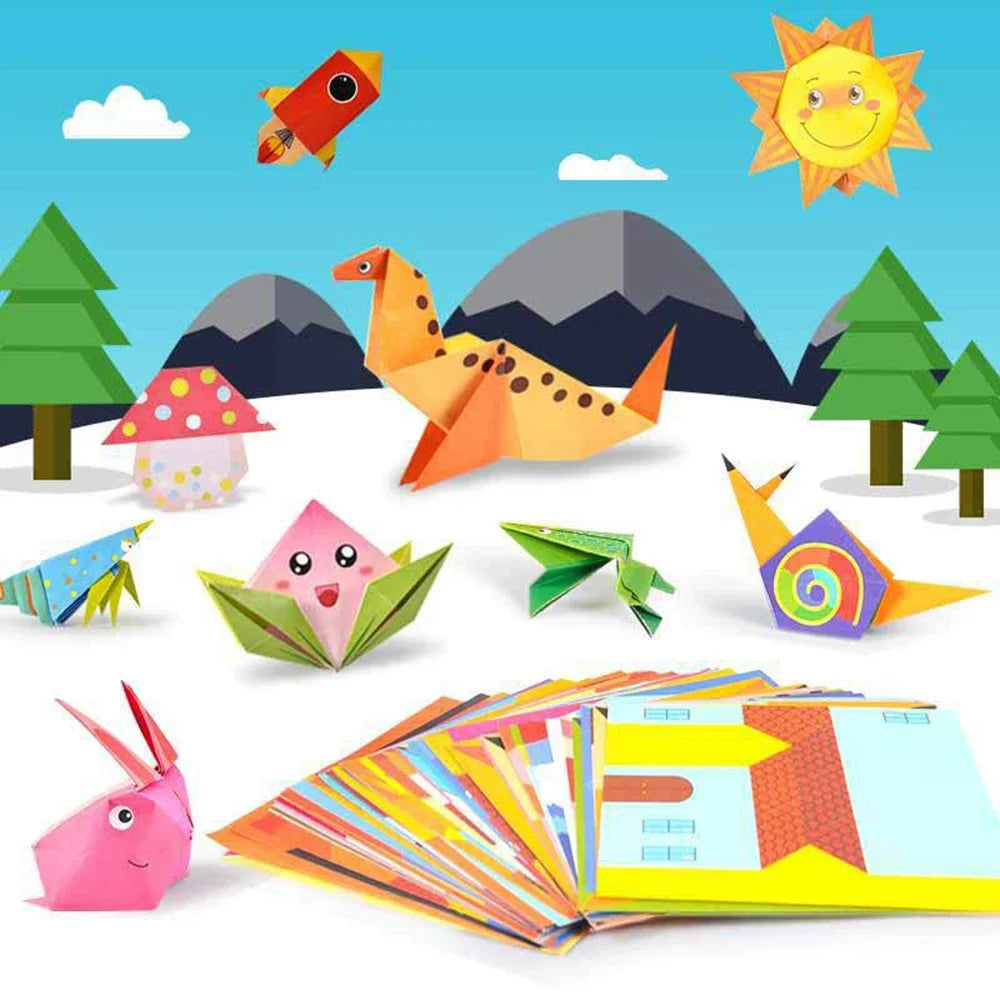 54pg 3D Animal Origami Craft Kit for Kids
