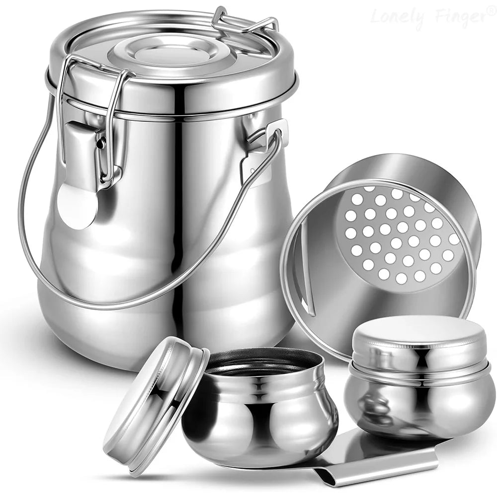 Stainless Steel Airtight Brush Cleaner Cup