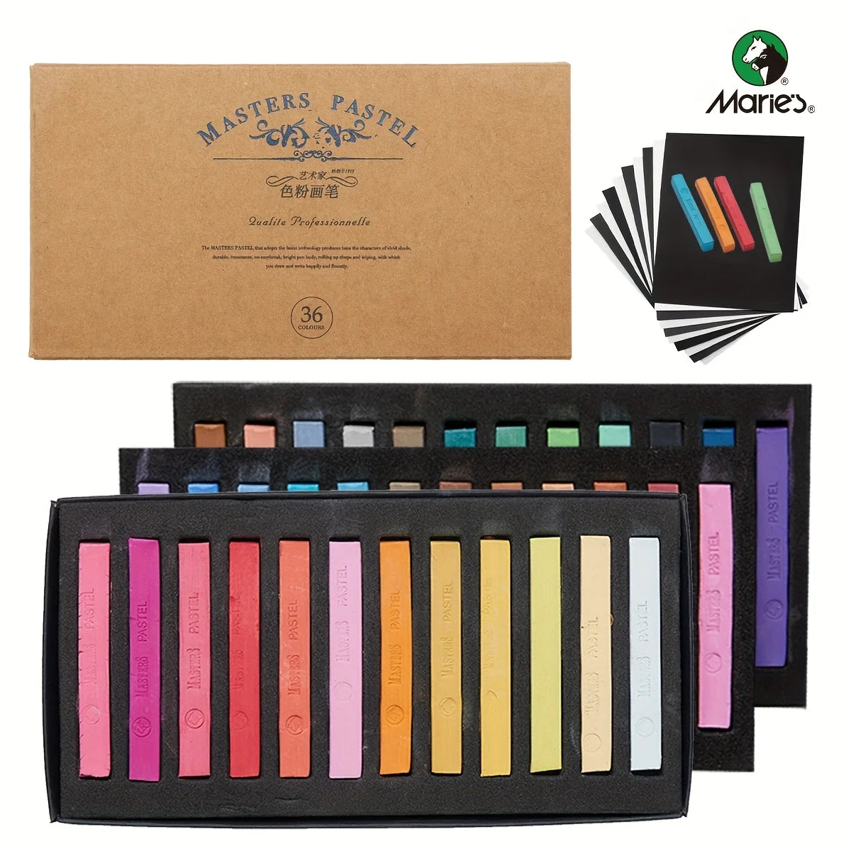 Professional Soft Pastel Set (12–48 Colors)