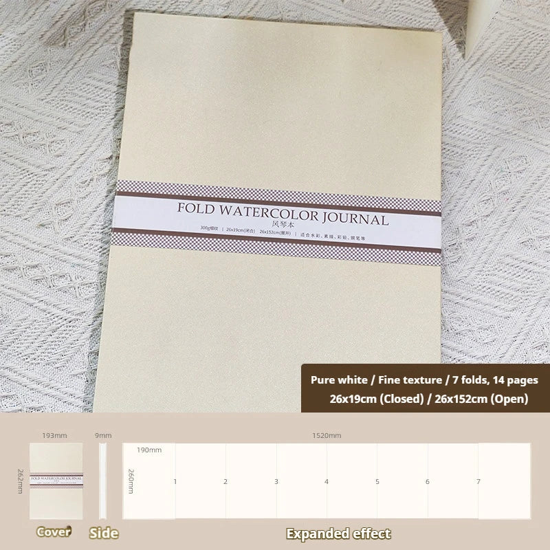 POTENTATE 100% Cotton Watercolor Paper Pad