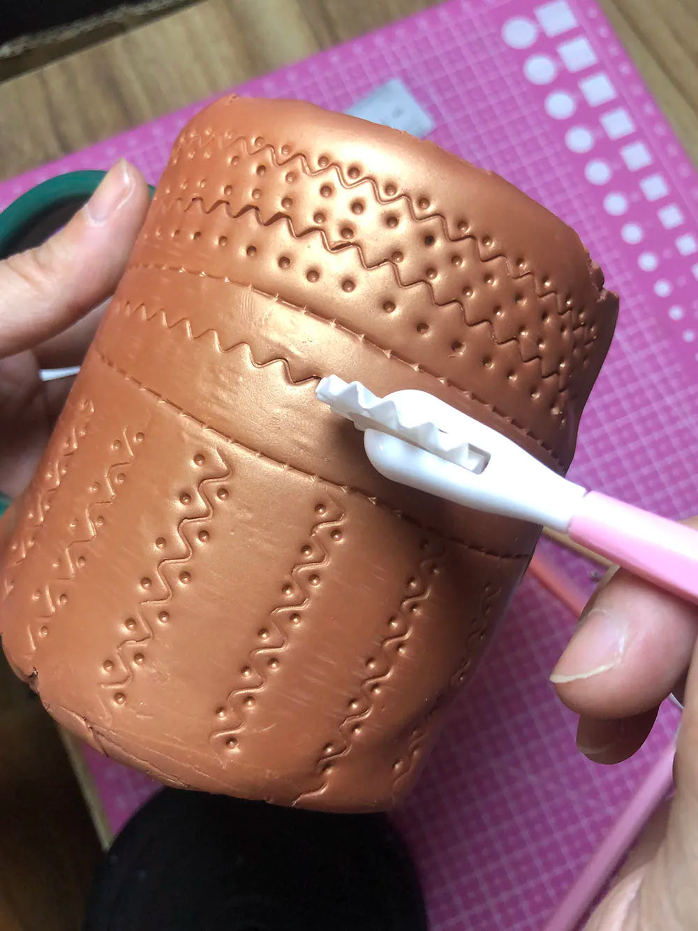 Texture Roller for Polymer &amp; Ceramic Clay