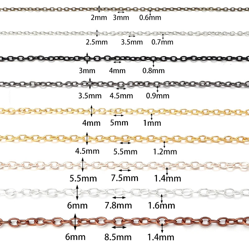 Louleur Bulk Cross Necklace Chains – DIY Jewelry Making