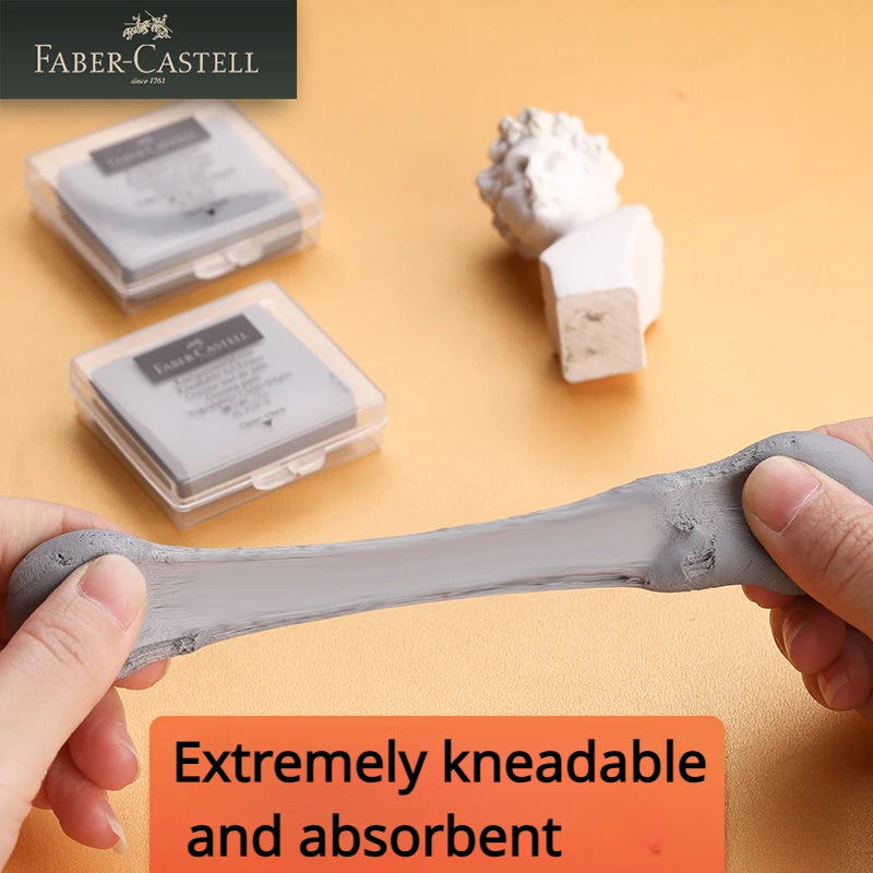 Faber-Castell Kneaded Eraser – Gray, in Storage Box