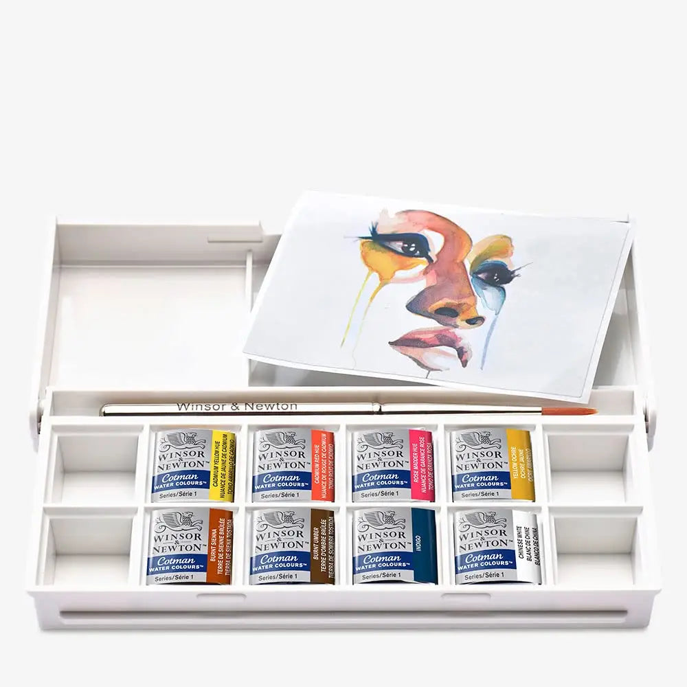 Winsor &amp; Newton Cotman Metallic Watercolor Set (6 × 8ml)