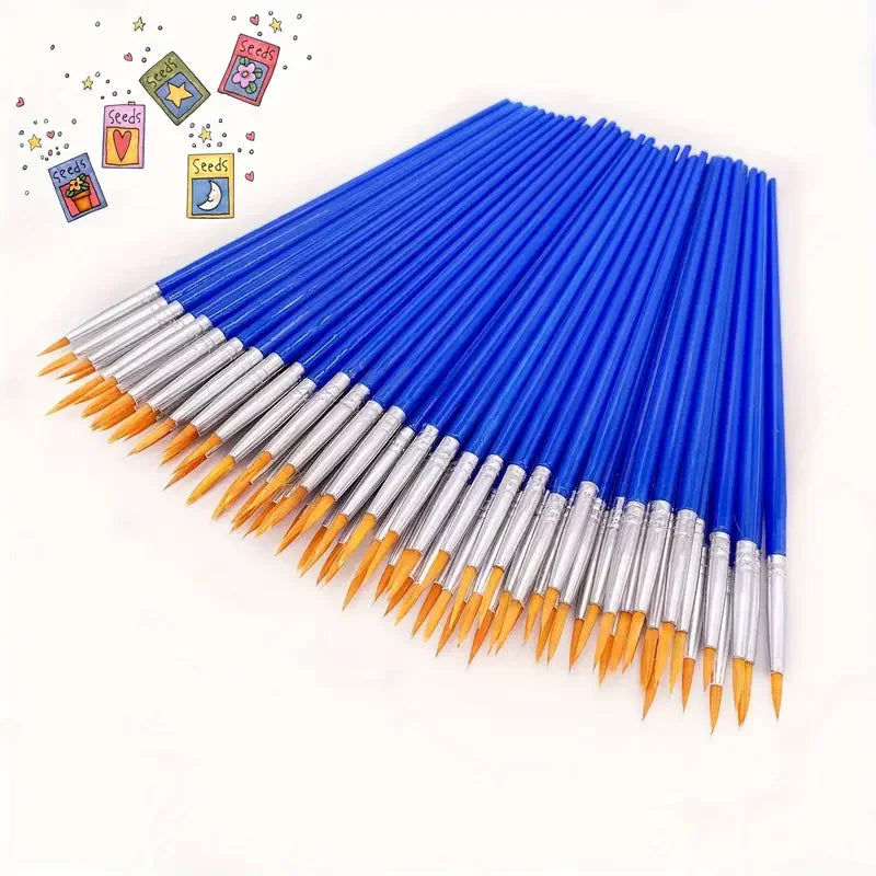 50pcs Paint Brush Set