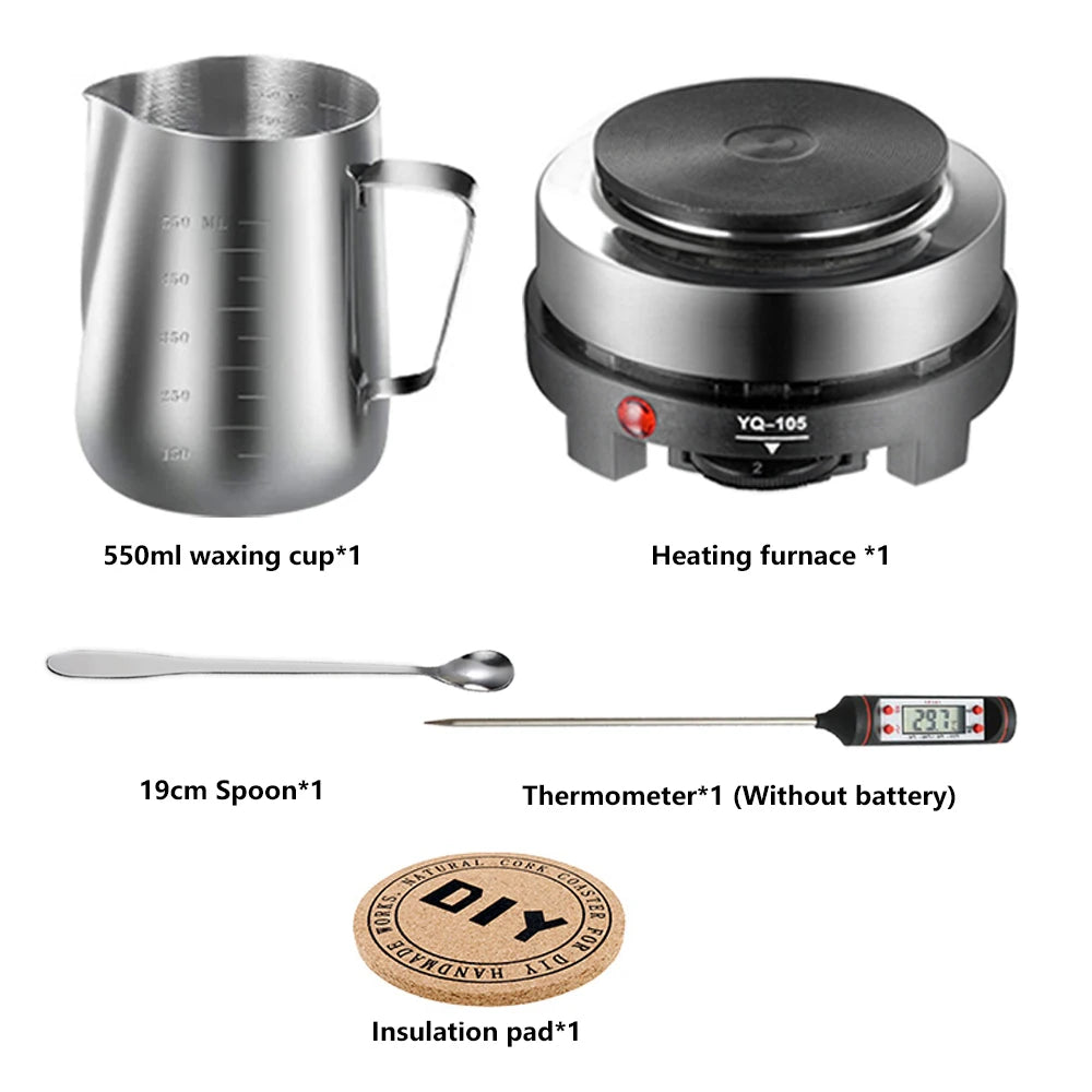 Candle Making Kit with Pouring Pot & Hot Plate