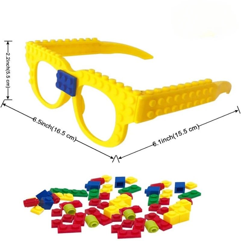 DIY Building Block Glasses Toy for Kids