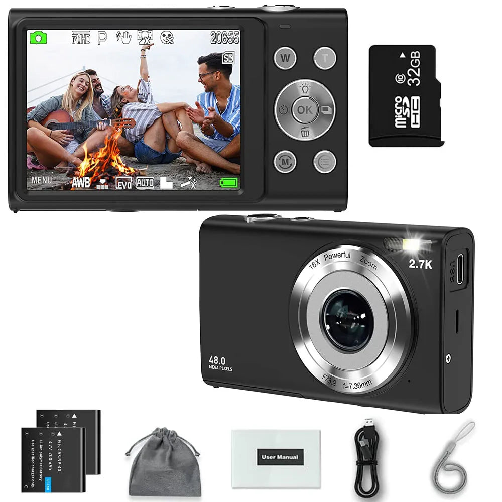 4K Autofocus Digital Vlogging Camera (48MP)