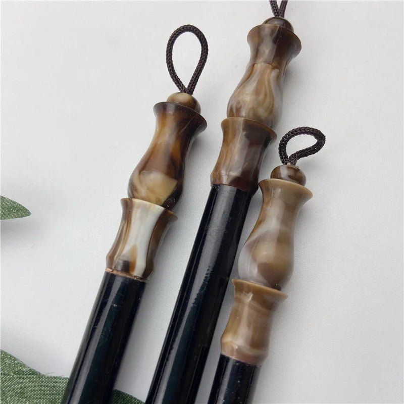 6pcs Chinese Calligraphy Brush Set – Wool &amp; Weasel Hair for Regular Script