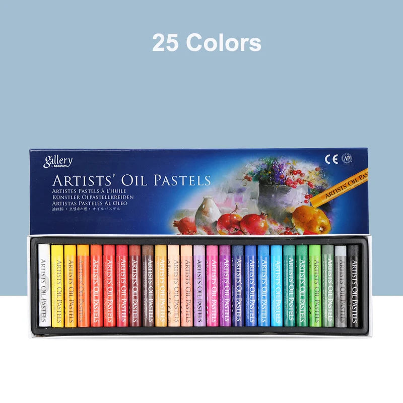 MUNGYO Artist Oil Pastels – 12/25/50 Color Set