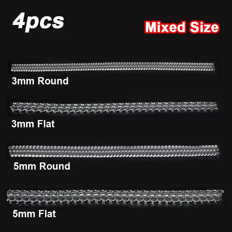 4pcs Ring Size Reducer Set – Invisible Spiral Resizing Jewelry Guard
