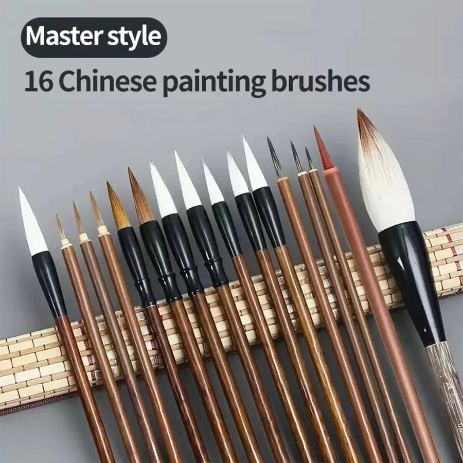 Chinese Painting &amp; Calligraphy Set – Brushes, Rice Paper, Felt &amp; More
