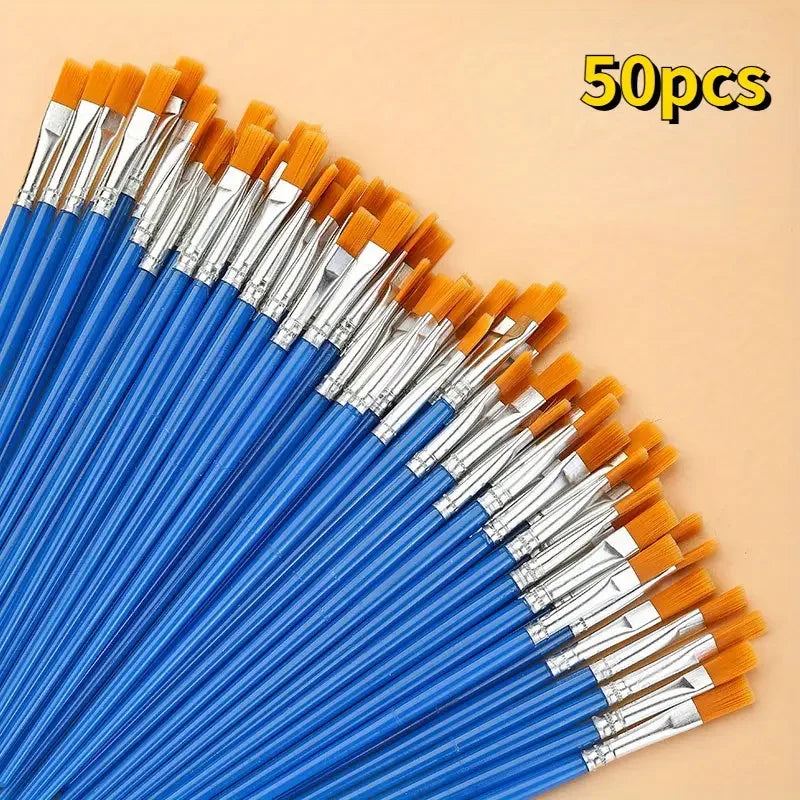 50pcs Paint Brush Set