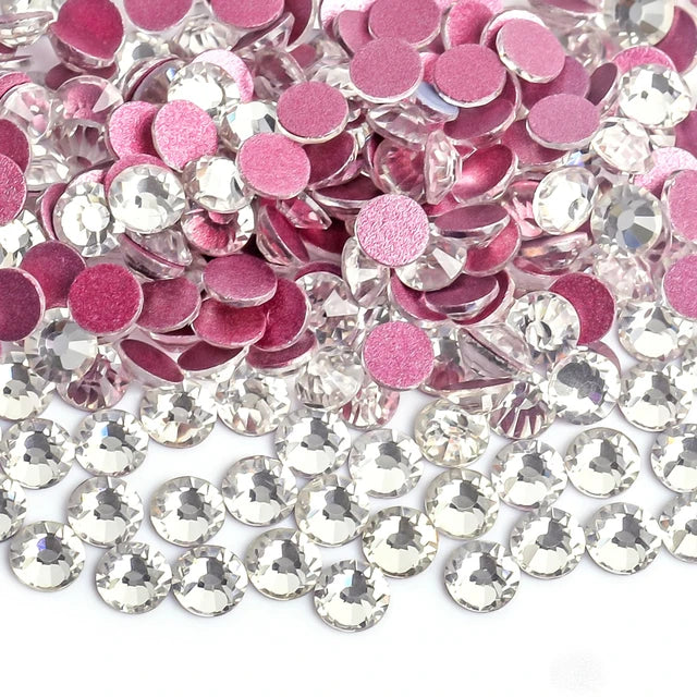 Super Glitter Crystal AB Non Hot Fix Rhinestones SS3-SS50 FlatBack Strass Sewing&Fabric Garment Nail Art Rhinestones Decorations