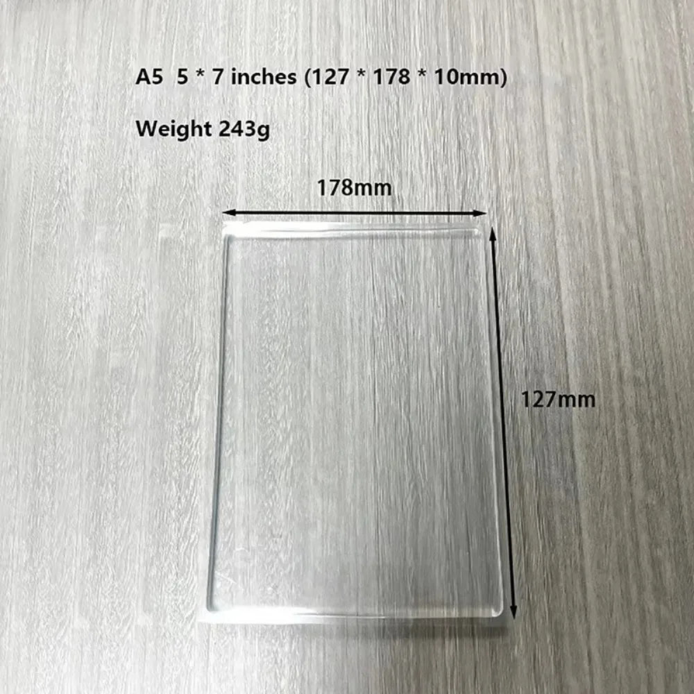 Transparent Gel Printing Plate – Reusable Silicone Monoprinting Plate