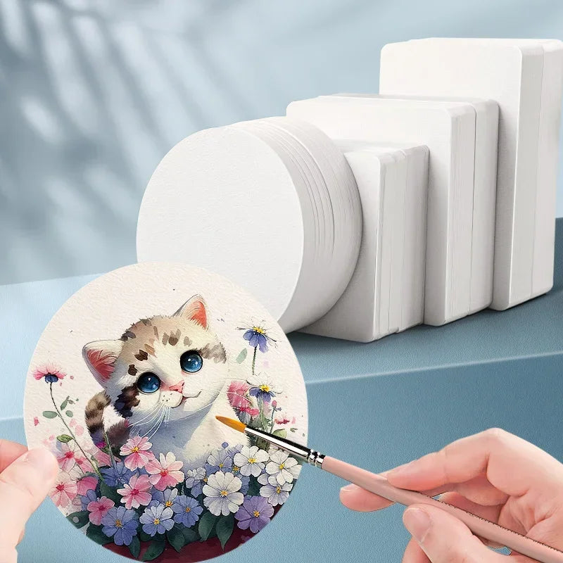 50pcs Blank Watercolor Paper Cards