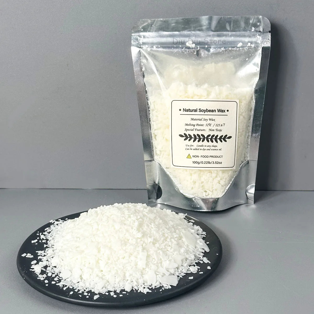 1KG Natural Soy Wax – 100% Pure Candle Making Material