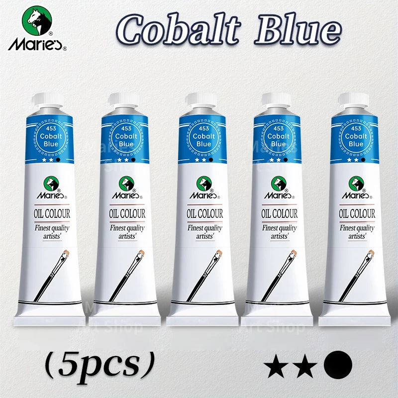 Marie’s Professional Oil Paint Set (5 × 50ml)