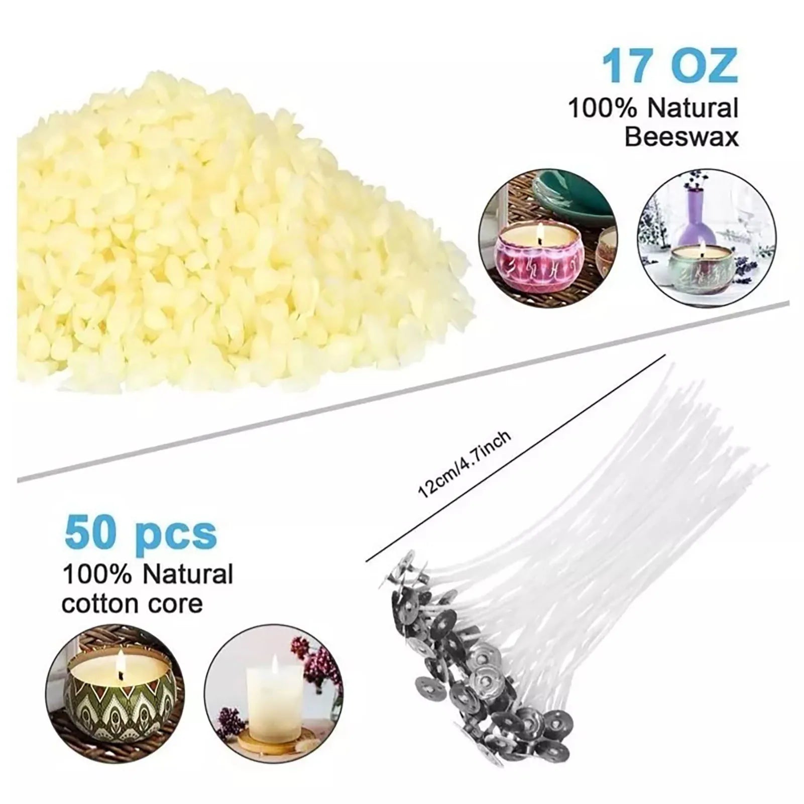 Beeswax Scented Candle Making Kit