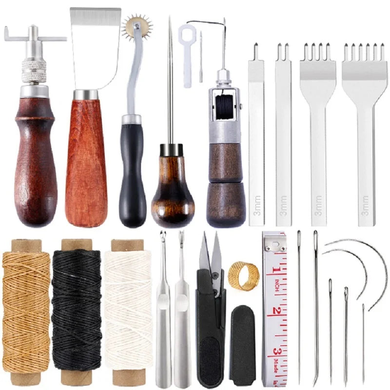 KRABALL Leather Craft & Stitching Tool Kit