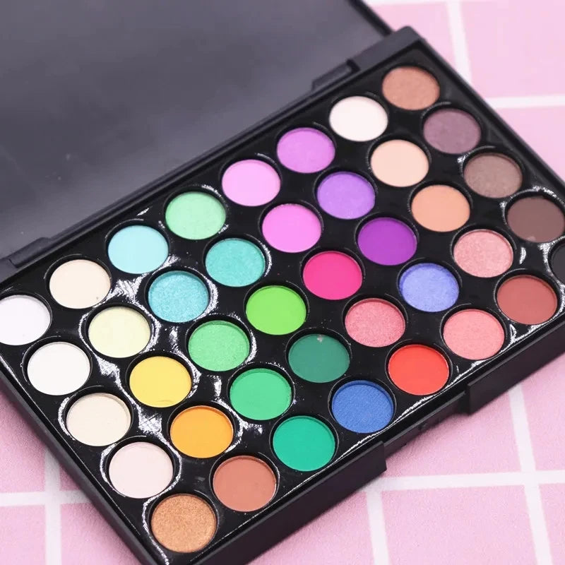 40-Color Clay Doll Makeup Powder Set