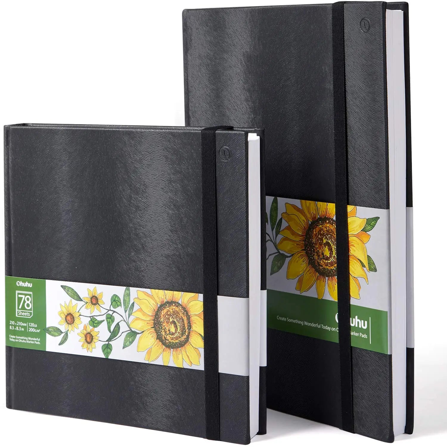 Ohuhu Marker Pad Sketchbook – Hardcover Drawing &amp; Painting Notebook