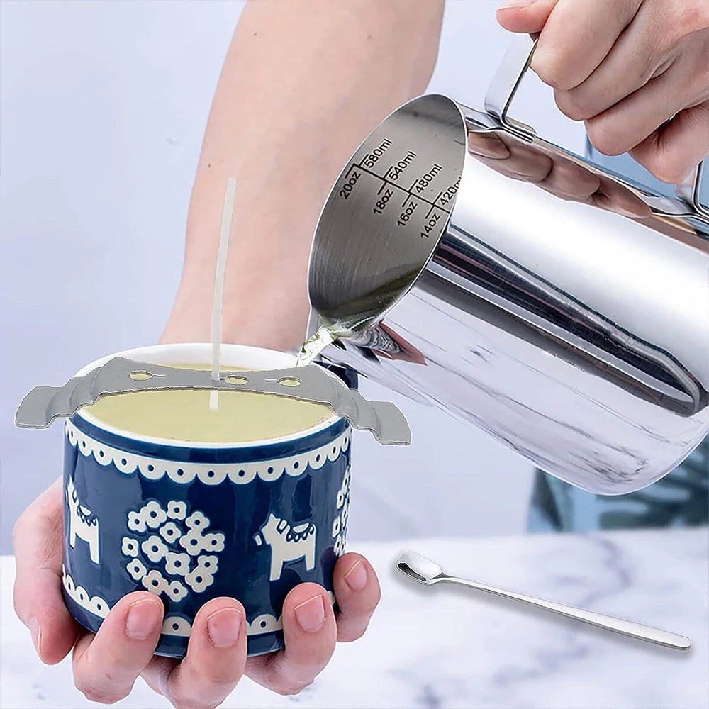 DIY Candle Making Kit – Complete Set with Tools &amp; Wax Melting Pot