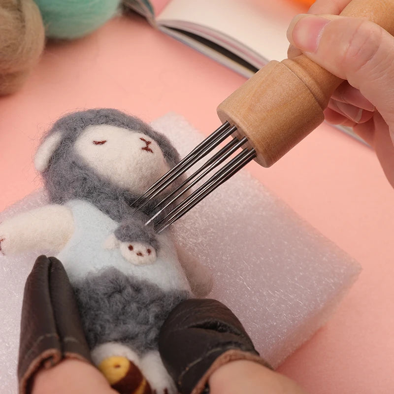 MIUSIE Needle Felting Tool Kit with Wood Handle