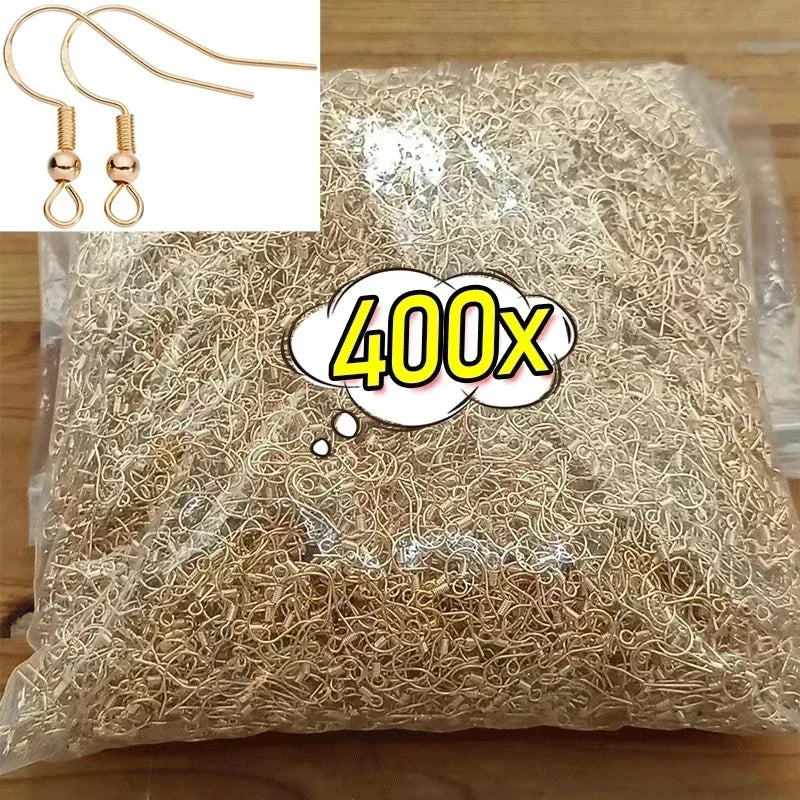 Stainless Steel Earring Hooks – 100/500pcs