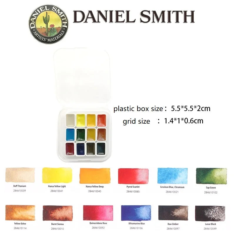 Daniel Smith Mineral Solid Watercolor Set (12–36 Colors)