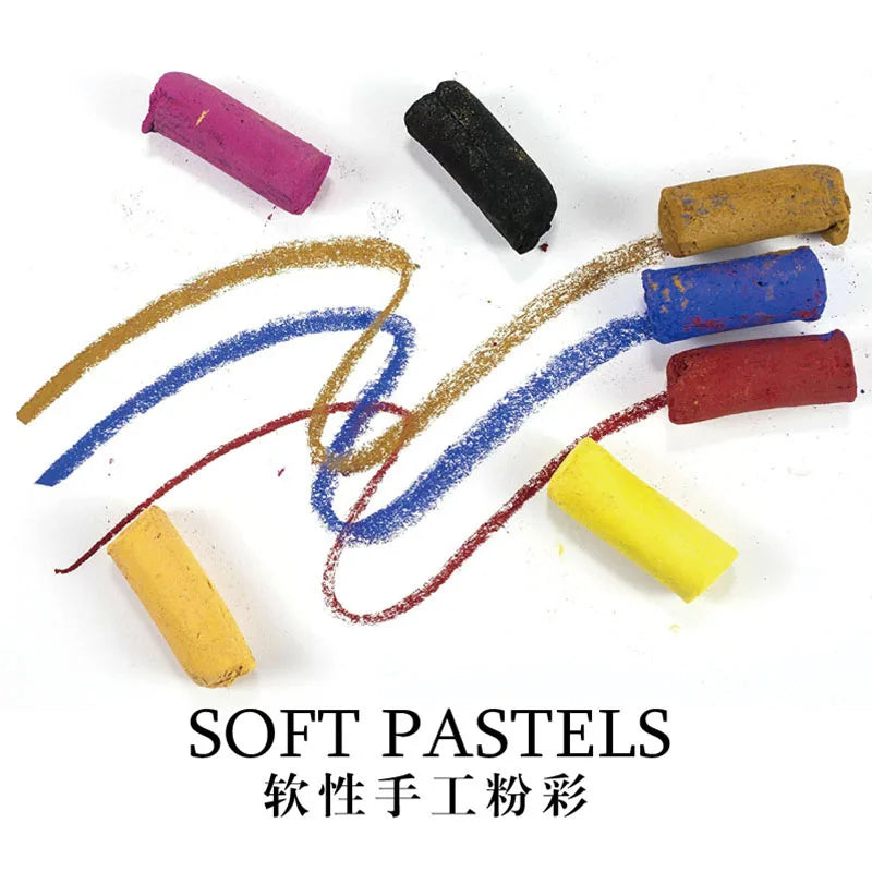 SENNELIER Soft Pastels – 6-Color Set for Sketching &amp; Art