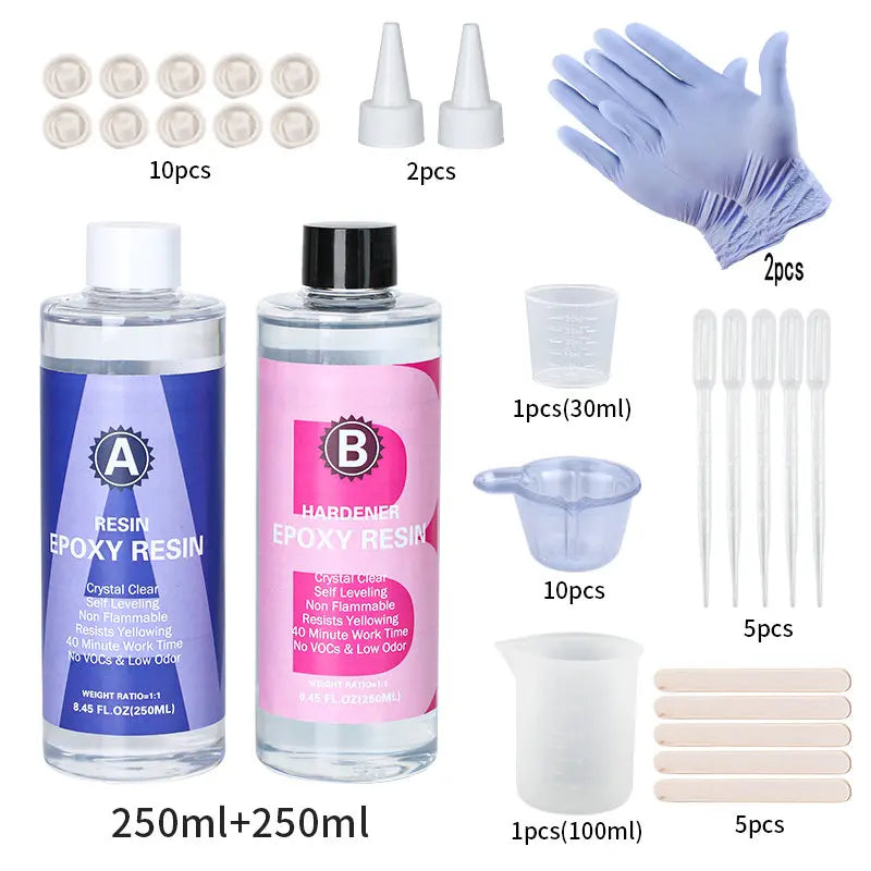 Crystal Clear 1:1 Epoxy Resin Kit for Art &amp; Jewelry