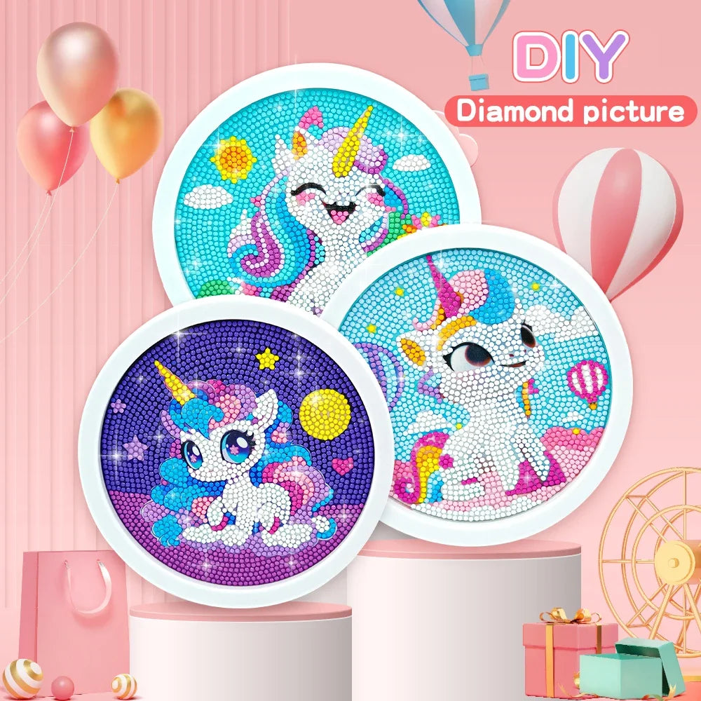 Cute Unicorn 5D Diamond Painting Kit – Beginner Set