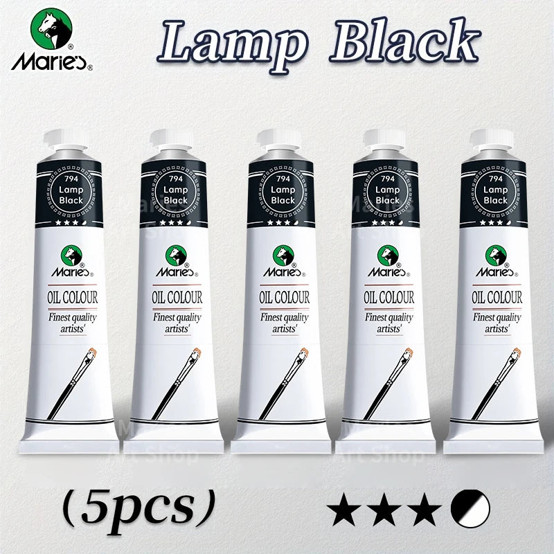 Marie’s Professional Oil Paint Set (5 × 50ml)