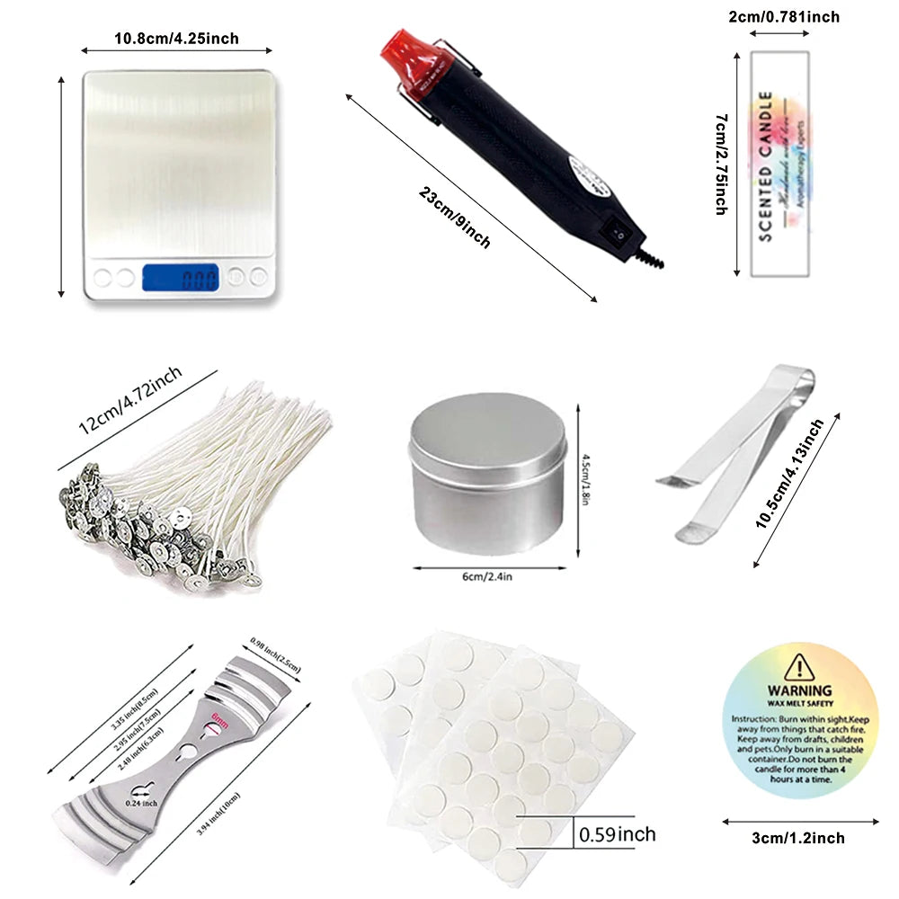 Candle Making Kit with Pouring Pot & Hot Plate
