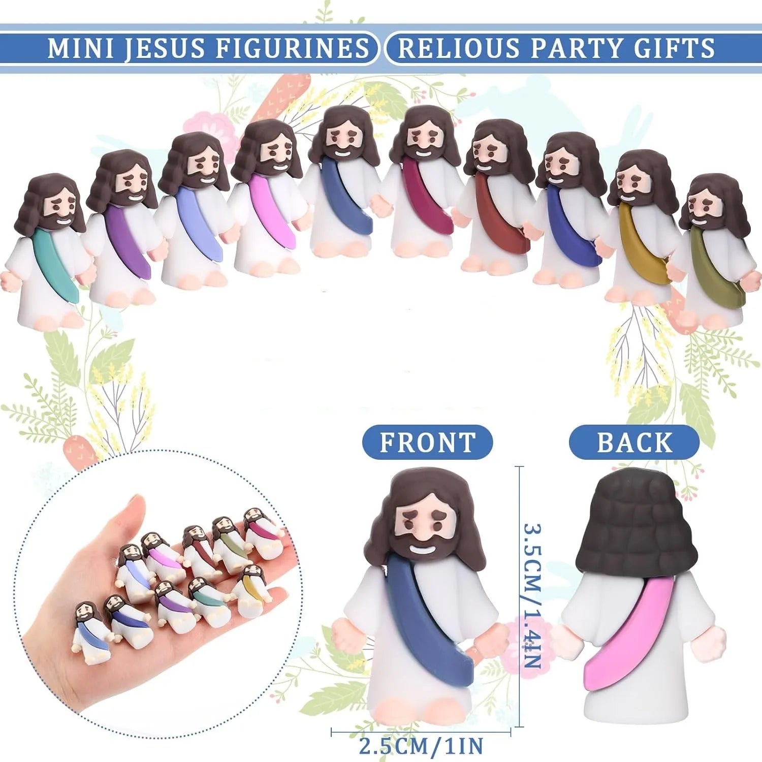 Easter Mini Jesus Figurines Set