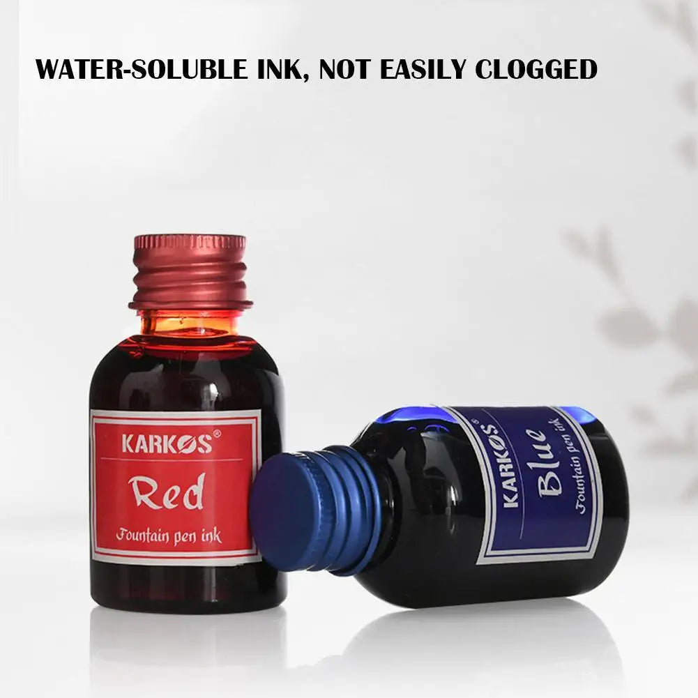 Fountain Pen Ink – 20/30ml Bottle of Pure Color Ink for Writing &amp; Calligraphy