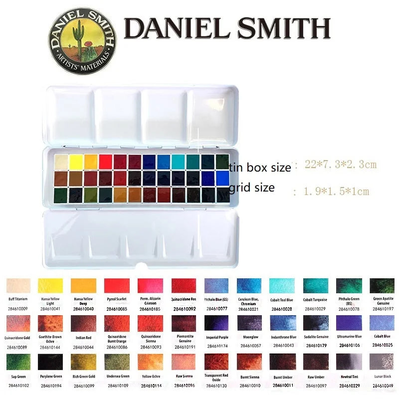 Daniel Smith Mineral Solid Watercolor Set (12–36 Colors)
