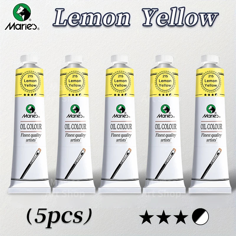 Marie’s Professional Oil Paint Set (5 × 50ml)