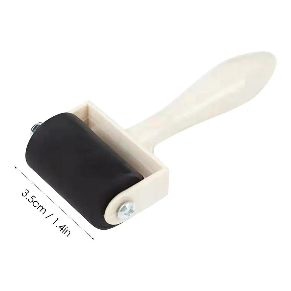 Professional Rubber Brayer – Ink &amp; Paint Roller for Printmaking &amp; Crafts