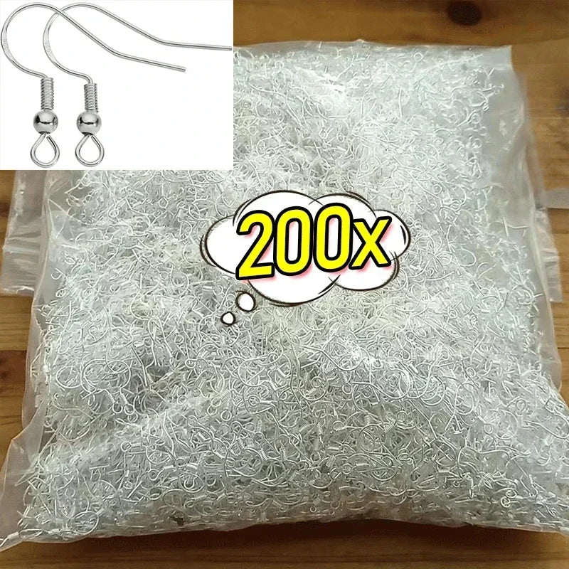 Stainless Steel Earring Hooks – 100/500pcs