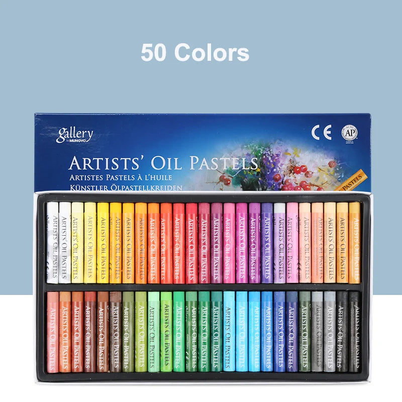 MUNGYO Artist Oil Pastels – 12/25/50 Color Set