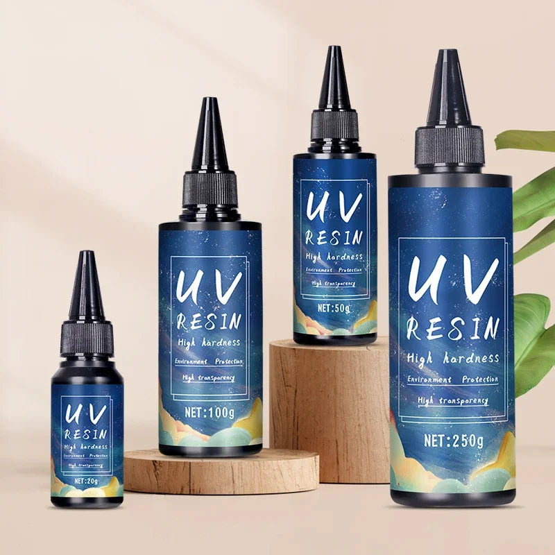UV Resin Glue – High Transparency, Fast Curing, DIY Jewelry Epoxy