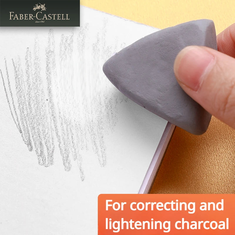 Faber-Castell Kneaded Eraser – Gray, in Storage Box
