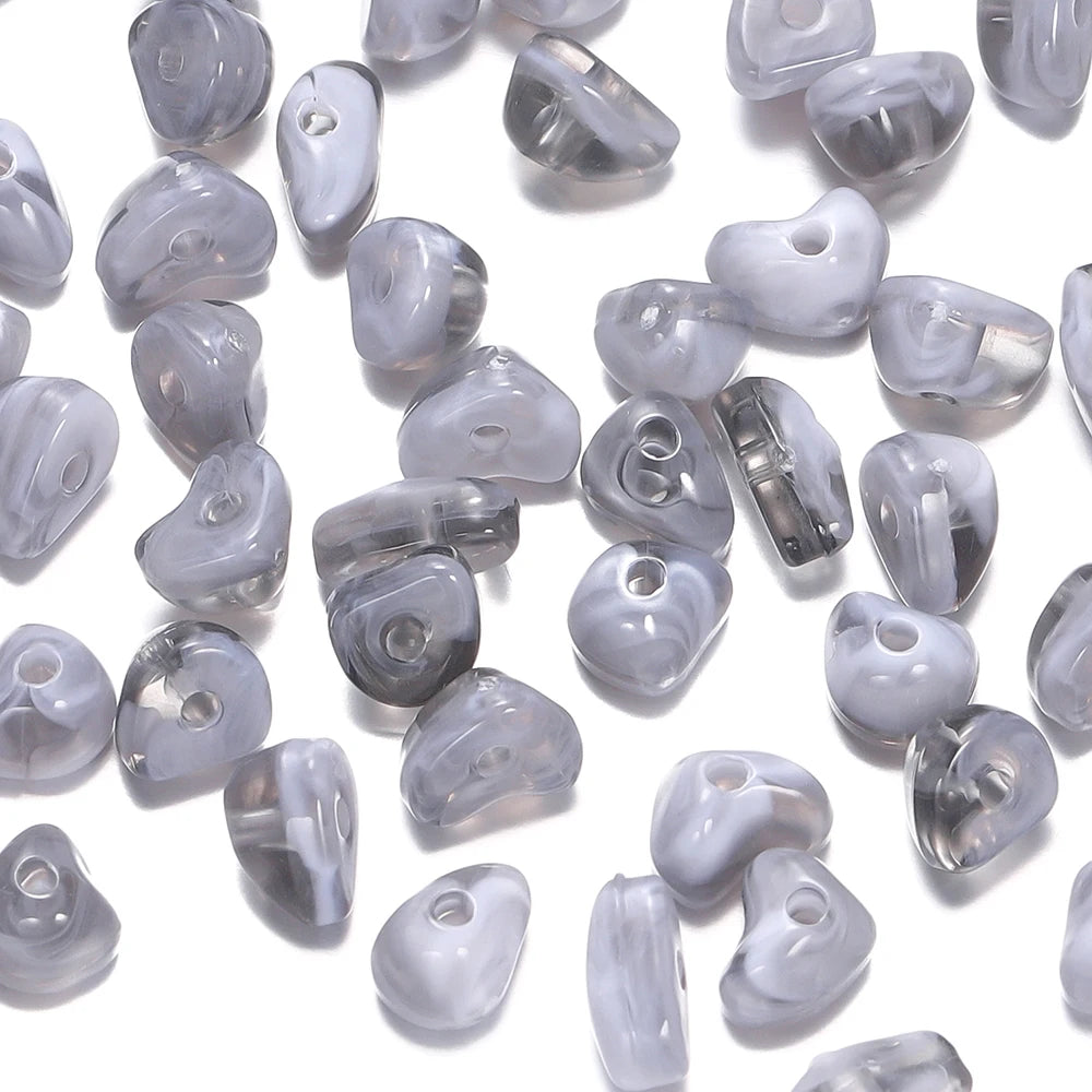 50/100pcs 5-8mm Irregular Acrylic Stone Beads